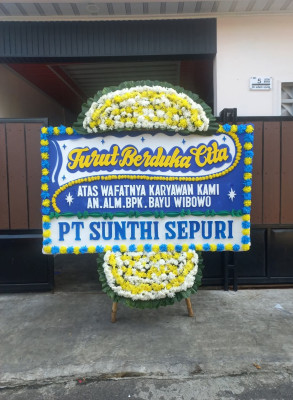 Papan Bunga Duka di Patumbak