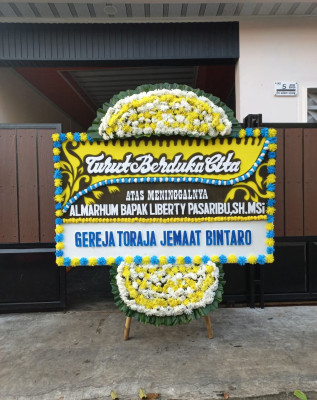 Papan Bunga Duka di Patumbak